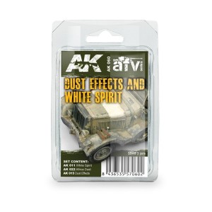 AK Interactive - Dust Effects & White Spirit Set