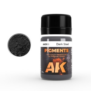 AK Interactive Pigments - Dark Steel