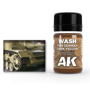 AK Interactive - Dark Yellow Wash