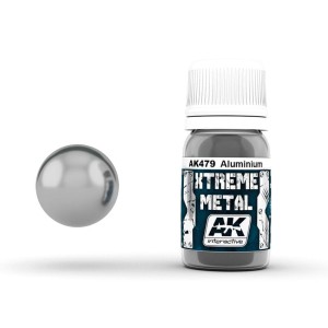 AK Interactive - Xtreme Metal Paints - Aluminium