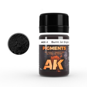 AK Interactive Pigments - Burnt Jet Engine