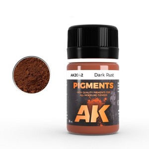 AK Interactive Pigments - Dark Rust