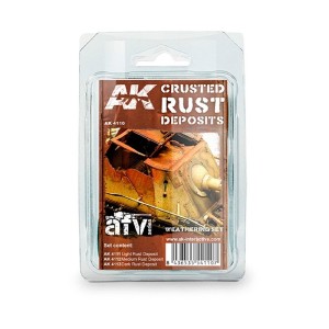 AK Interactive - Crusted Rust Deposits Weathering Set