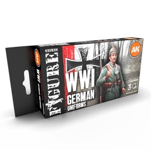 AK Interactive 3rd Gen Acrylics Figure Set WWI German Uniform