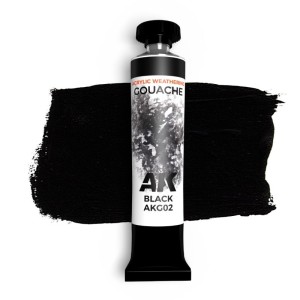 AK Interactive Gouache Black