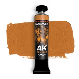 AK Interactive Gouache Dry Mud