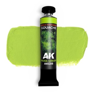 AK Interactive Gouache Moss Green