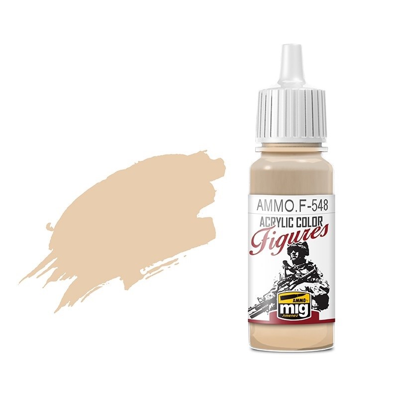 Mig Ammo Acrylic Paint - A.MIG-0115 Light Skin Tone (17ml)