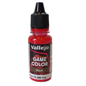 Vallejo Washes 73.206 - Red Shade - New Fomula