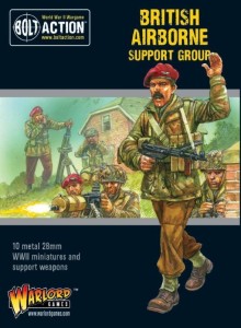 Bolt Action British Airborne Support Group (HQ, Mortar & MMG)