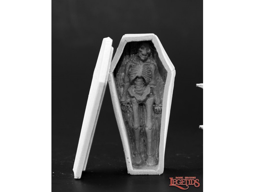 Reaper Dark Heaven Legends 03685 Coffin and Corpse