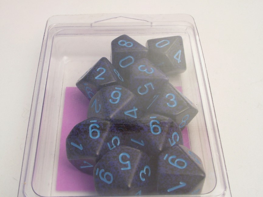 Chessex Speckled Cobalt 10 x D10 Set