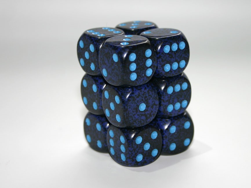 Chessex Speckled Cobalt 16mm D6 x 12