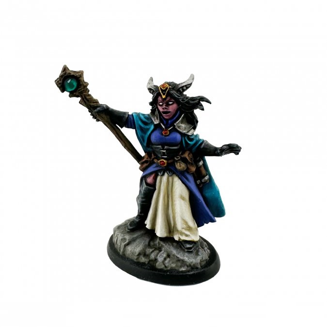 Reaper Bones USA 30157 Valavir Nightsong, Hellborn Warlock