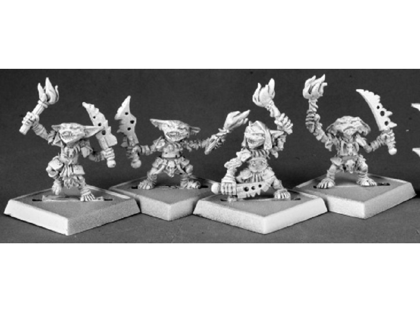 Reaper Pathfinder 60017 Goblin Pyros - Pack of 4