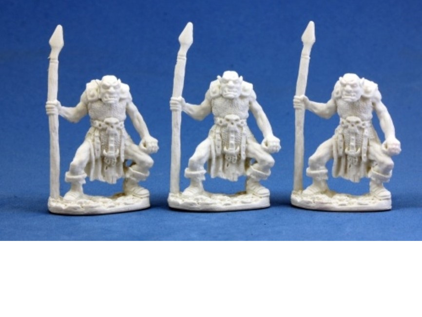 Reaper Bones Orc Spearmen (3)