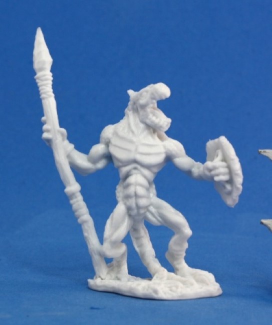 Reaper Bones Lizardman Soldier