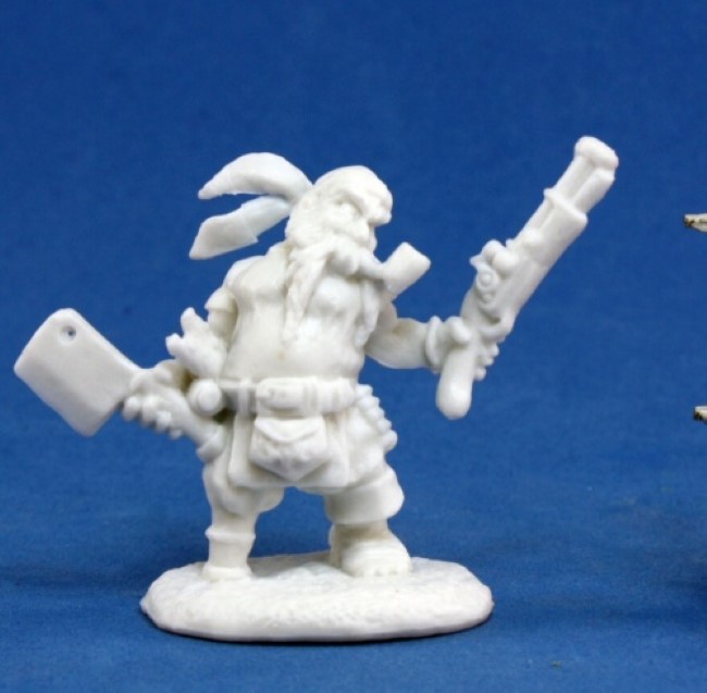 Reaper Bones Gruff Grimecleaver, Dwarf