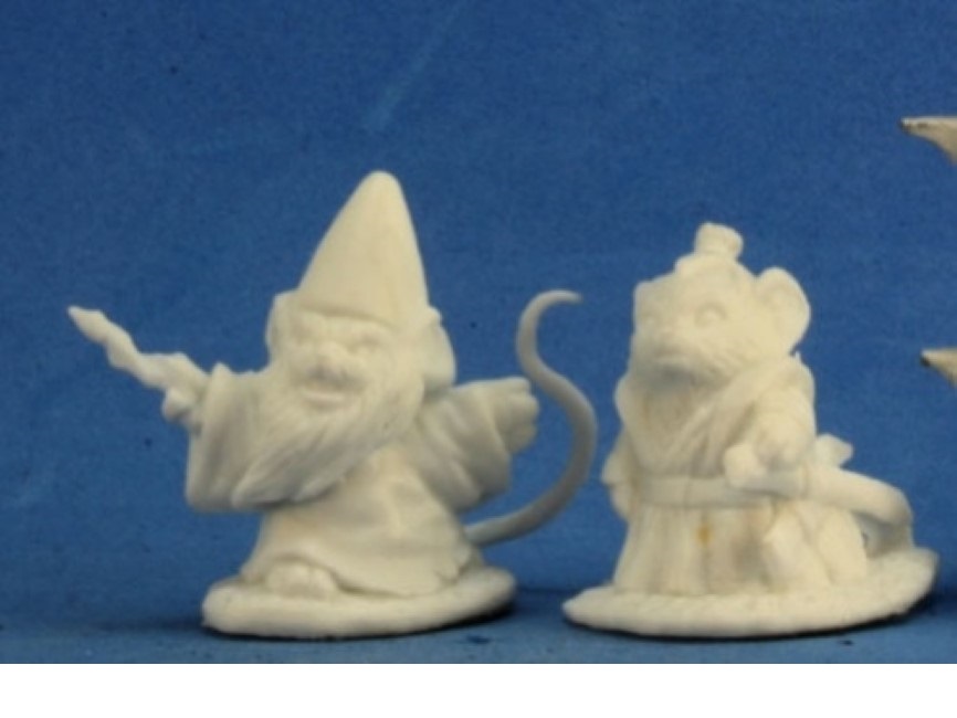 Reaper Bones Mousling Sorceror and Samurai