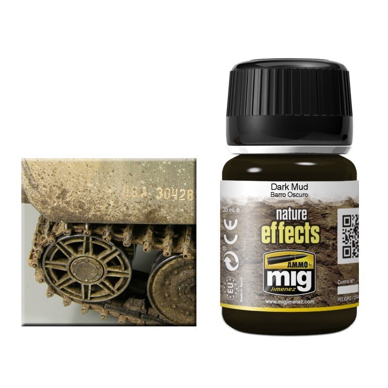 Mig Ammo Enamel Effects (35ml) - Dark Mud