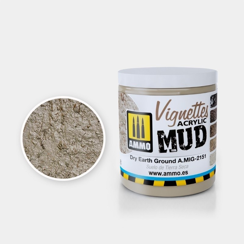 Mig Ammo 2151 100ml Acrylic Mud Dry Earth Ground