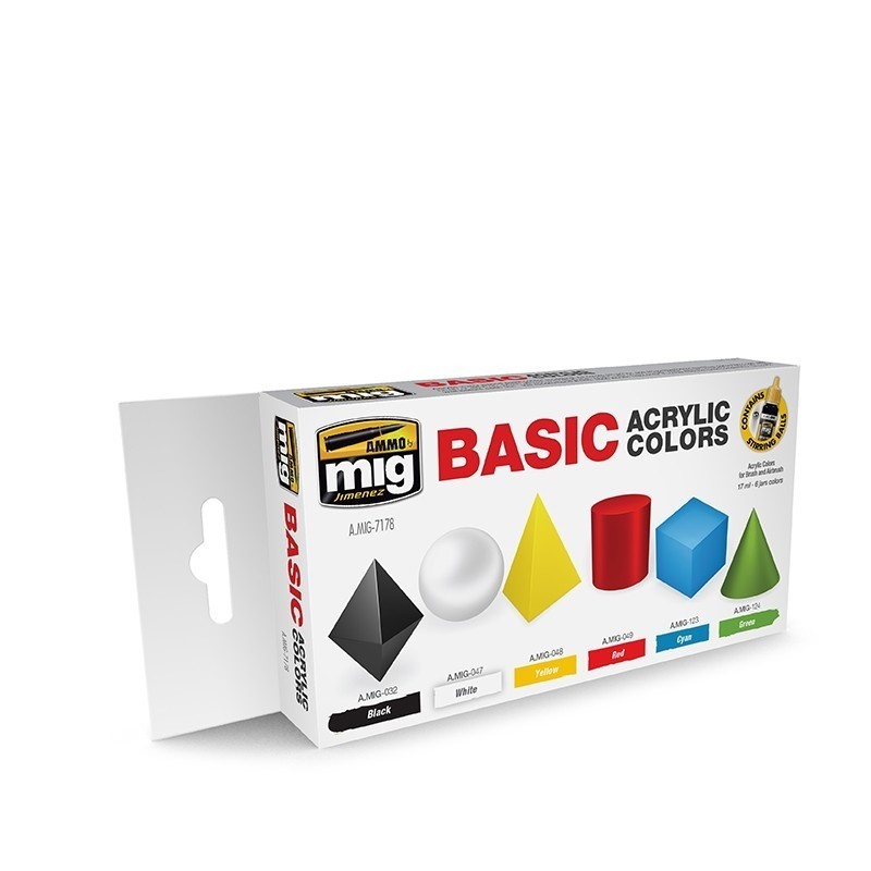 Mig Ammo Basic Acrylic Colors