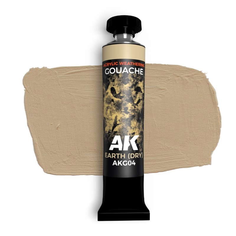 AK Interactive Gouache Earth (Dry)