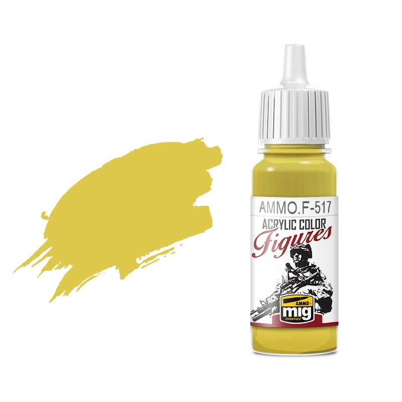 Mig Ammo Figure Paints F-517 Pale Gold Yellow