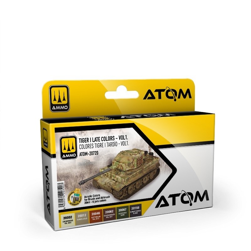 Mig Ammo ATOM Set 20720 Tiger I Late Colors Vol.1