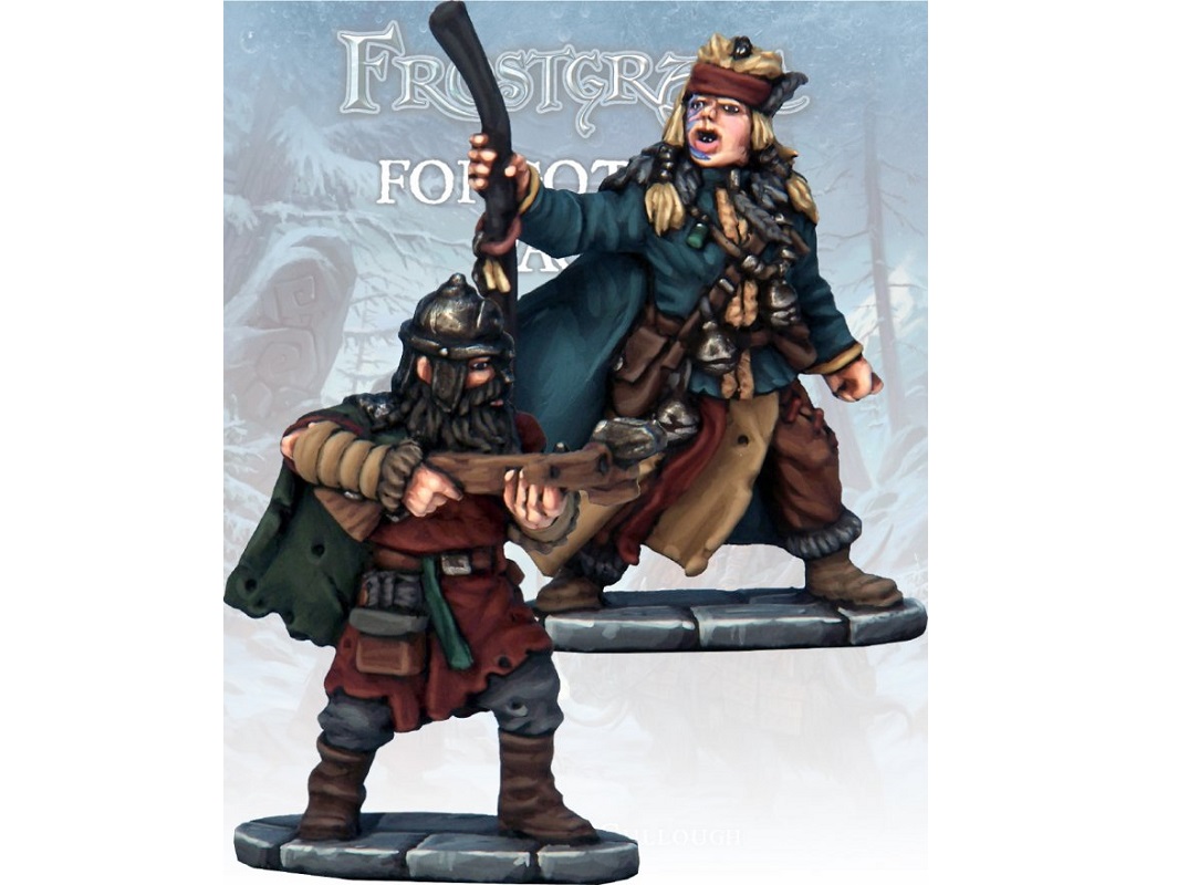 Frostgrave Barbarian Apothecary and Marksman