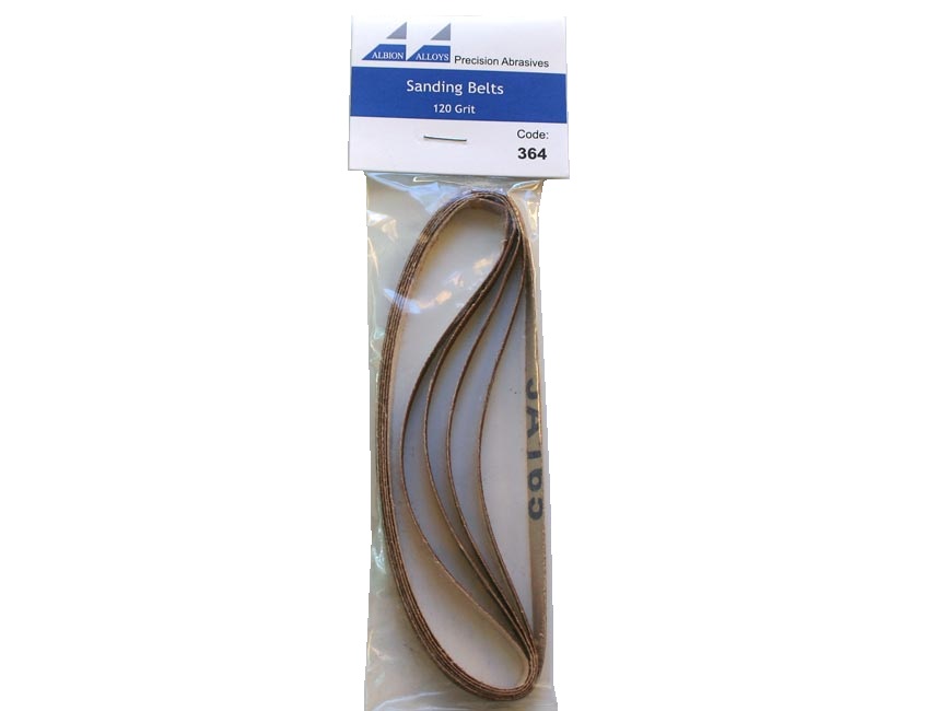 Flexifile Sanding Stick 120 Grit Replacement Belts - Pack of 5 Belts