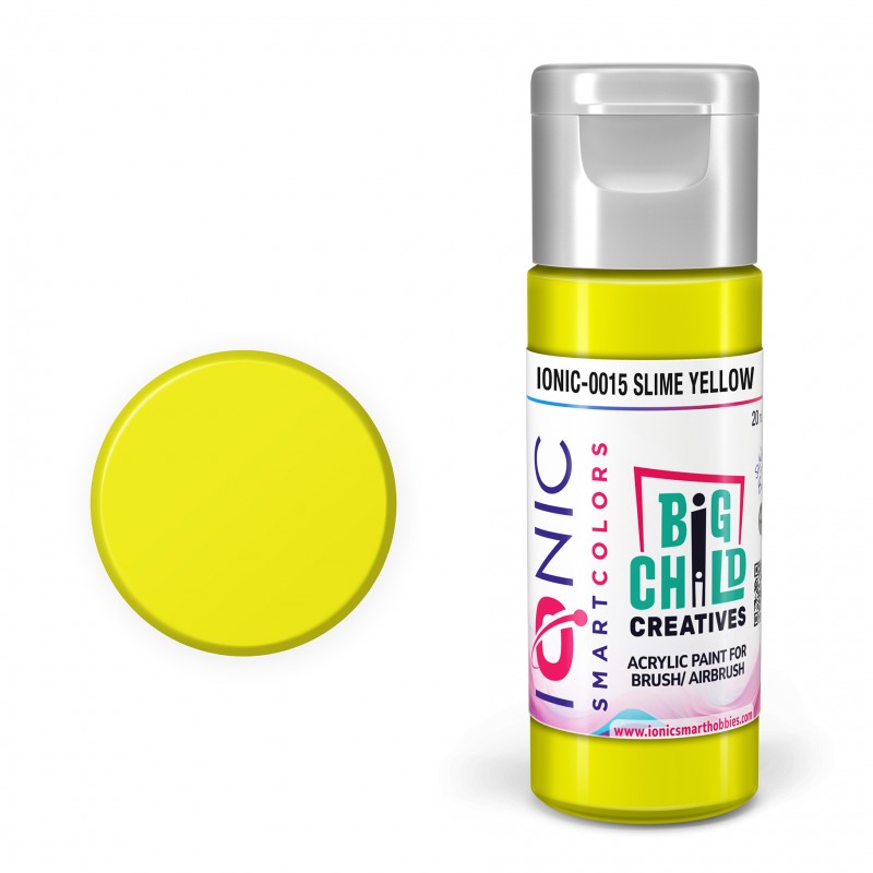 Mig IONIC-0015 Acrylic Paint - Slime Yellow