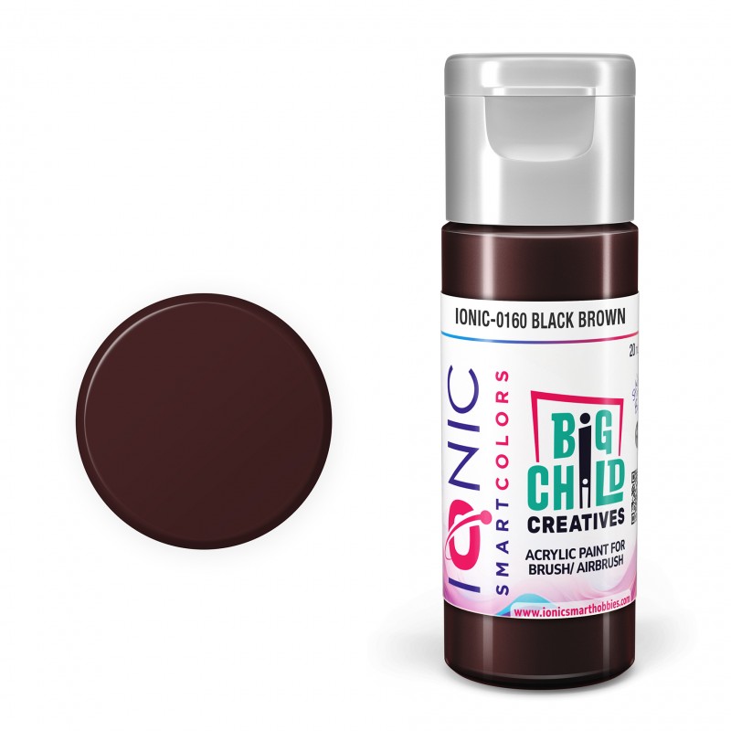 Mig IONIC-0160 Acrylic Paint - Black Brown