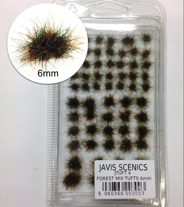 Javis Static Grass Tufts - Forest 6mm