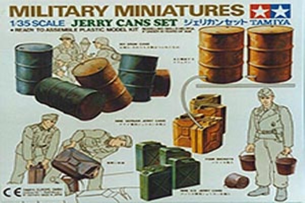 TAM35026 Tamiya 1/35 Scale Jerry Cans