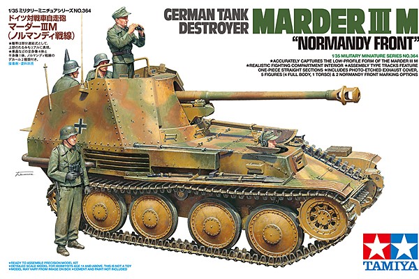 TAM35364 Tamiya 1/35 Scale Marder IIIM Normandy