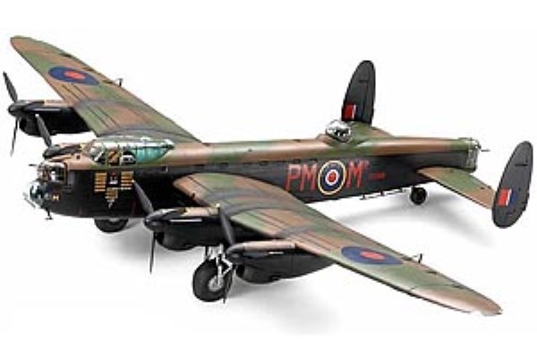 TAM61112 Tamiya 1/48 Scale Lancaster Bomber B MKI / III with painted canopy