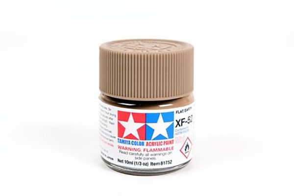 TAM81752 Tamiya Acrylics 10ml - XF-52 Flat Earth