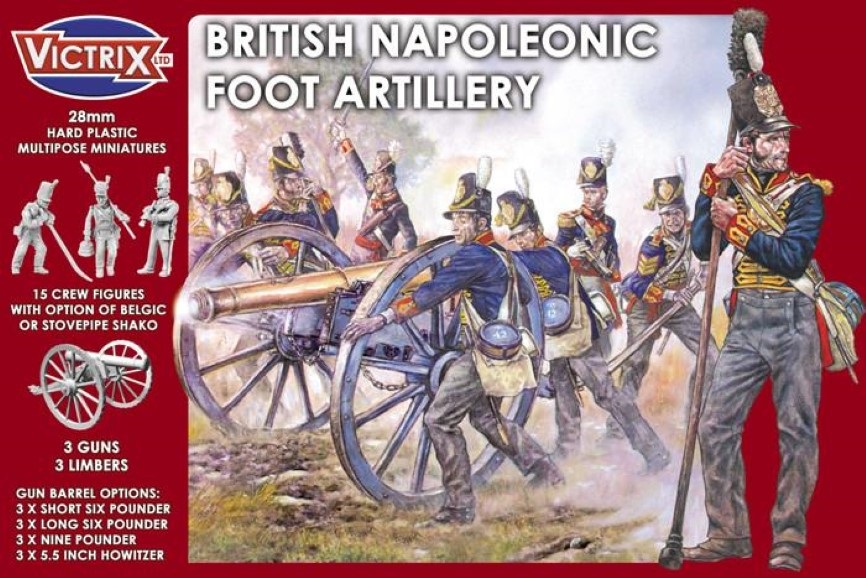 Victrix 28mm British Napoleonic Foot Artillery