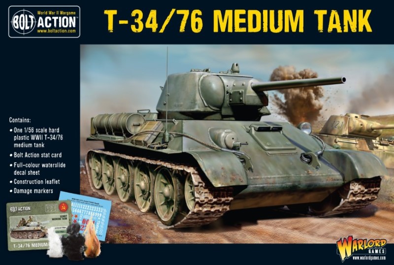 Bolt Action Soviet T34/76 Medium Tank