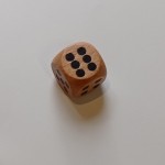 16mm Natural Wooden Dice