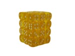 Chessex Translucent Yellow/white 12mm D6 Block