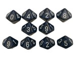 Chessex Speckled Stealth 10 x D10 Set