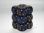 Chessex Speckled Golden Cobalt 16mm D6 x 12