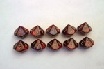 Chessex Gemini 10 x D10 Set - Purple-Red/gold