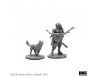 Reaper Bones Black 44114 Isobael the Bard and Rufus