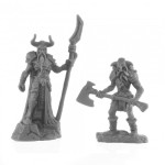 Reaper Bones Black 44143 Rune Wight Thane and Jarl