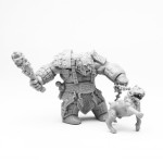 Reaper Bones 77457 Fire Giant Huntsman with Hell Hound