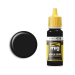 Mig Ammo Acrylic Paint - A.MIG-0032 Satin Black (17ml)