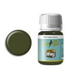 Mig Ammo Panel Line Wash (35ml) - Green Brown